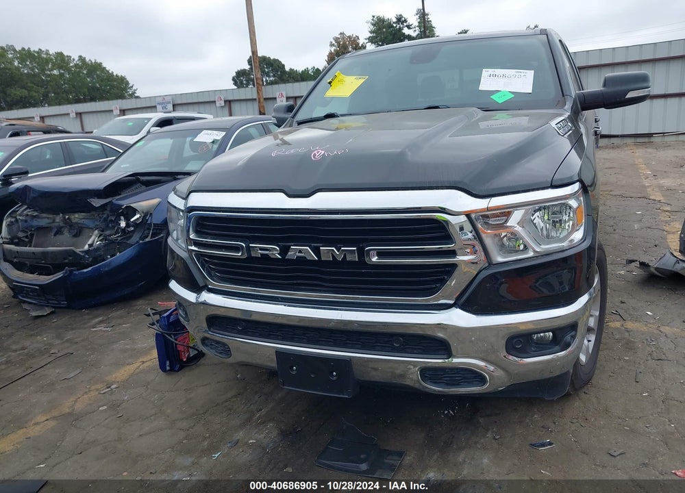 2019 RAM 1500 BIG HORN/LONE STAR 4X4 6'4 BOX VIN: 1C6SRFMT9KN901158