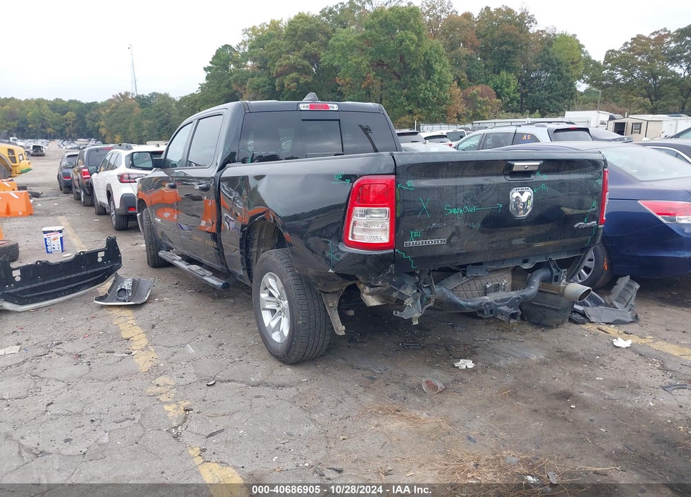 2019 RAM 1500 BIG HORN/LONE STAR 4X4 6'4 BOX VIN: 1C6SRFMT9KN901158