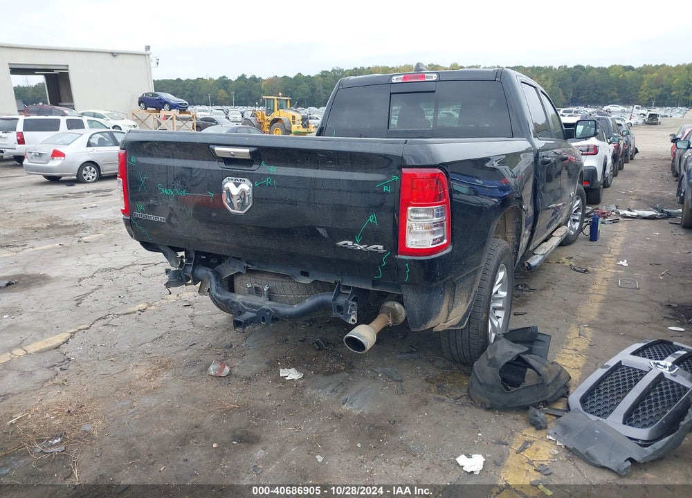 2019 RAM 1500 BIG HORN/LONE STAR 4X4 6'4 BOX VIN: 1C6SRFMT9KN901158