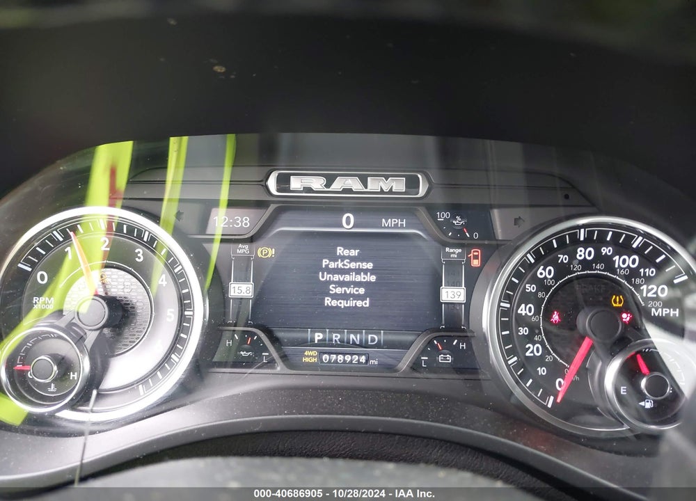 2019 RAM 1500 BIG HORN/LONE STAR 4X4 6'4 BOX VIN: 1C6SRFMT9KN901158