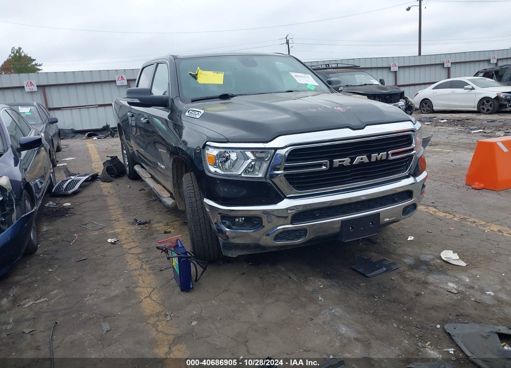 2019 RAM 1500 BIG HORN/LONE STAR 4X4 6'4 BOX VIN: 1C6SRFMT9KN901158