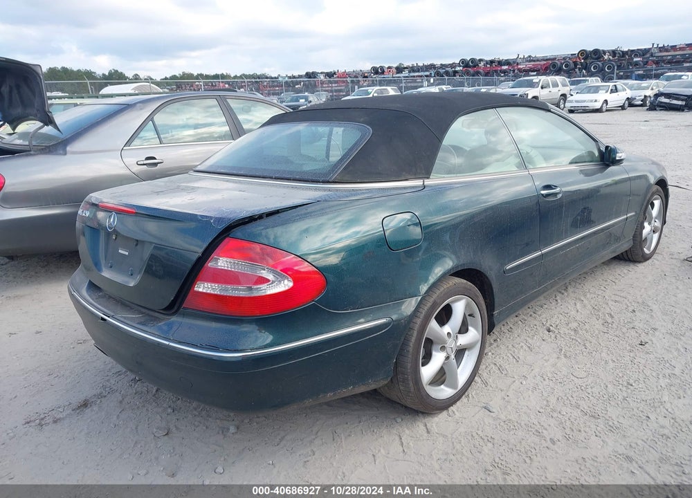 2005 MERCEDES-BENZ CLK 320 VIN: WDBTK65J15F150732