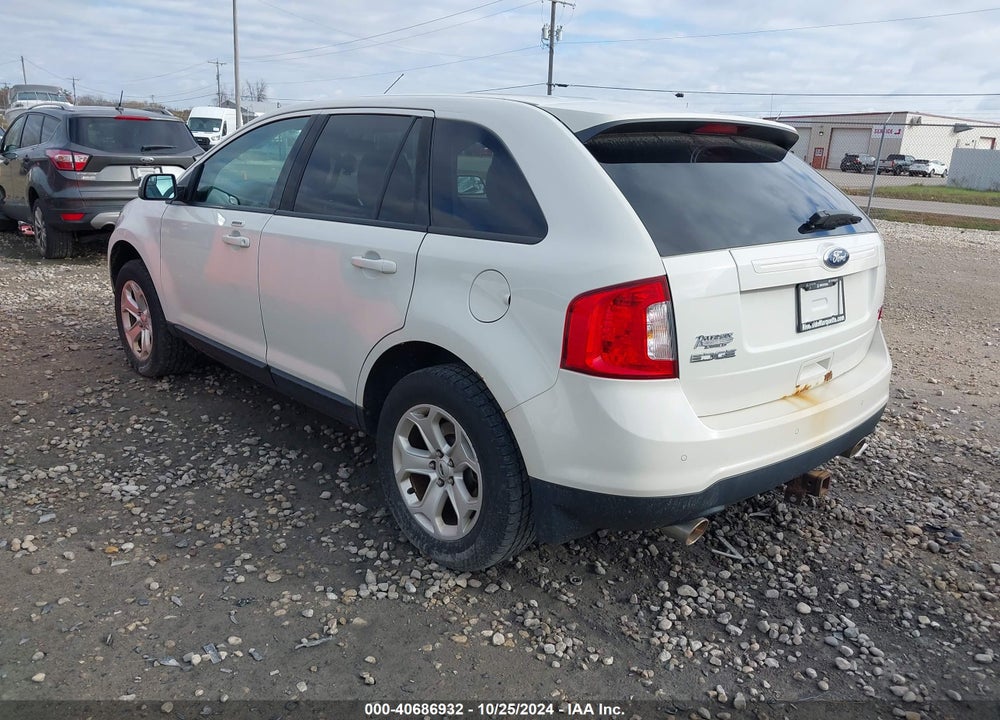2013 FORD EDGE SEL VIN: 2FMDK3JC7DBC77802