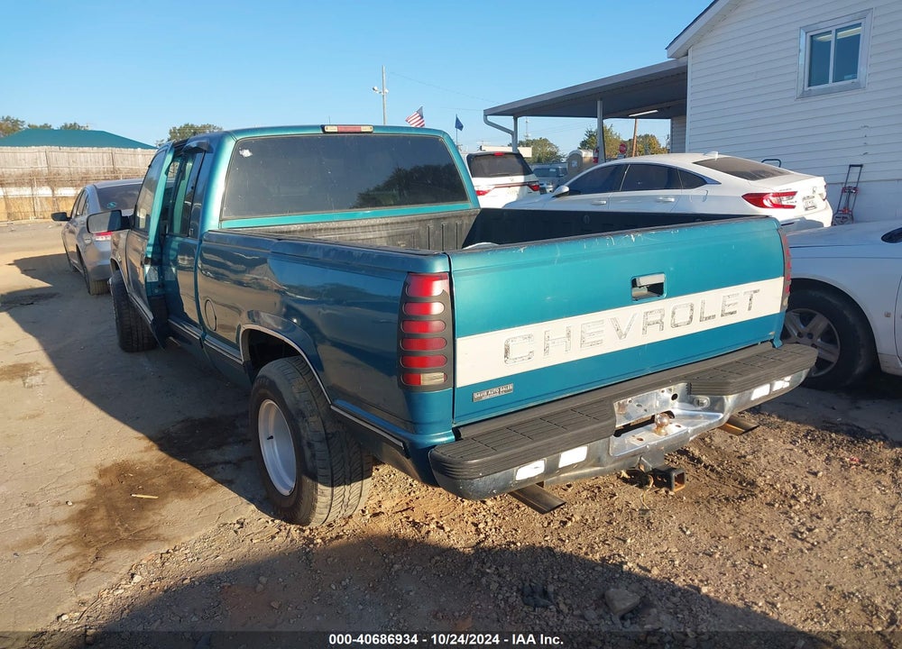 1997 CHEVROLET C1500 FLEETSIDE VIN: 1GCEC19M6VE176795