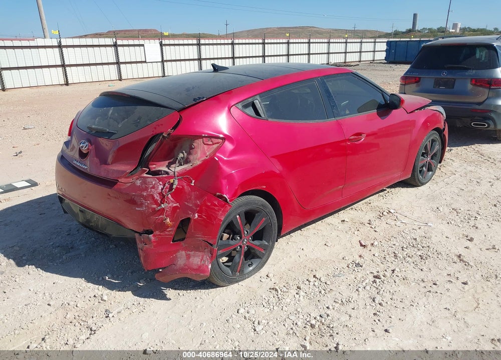 2016 HYUNDAI VELOSTER VIN: KMHTC6ADXGU286253