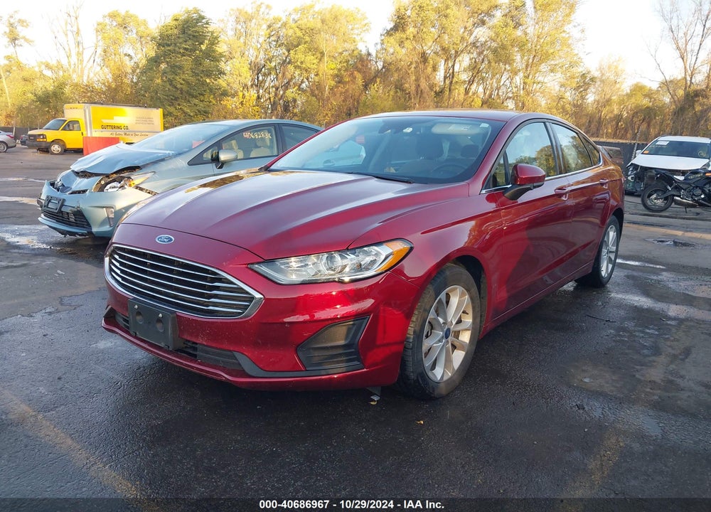 2019 FORD FUSION SE VIN: 3FA6P0HD6KR172314