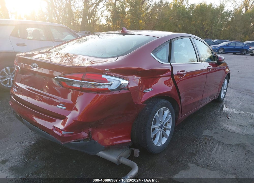 2019 FORD FUSION SE VIN: 3FA6P0HD6KR172314