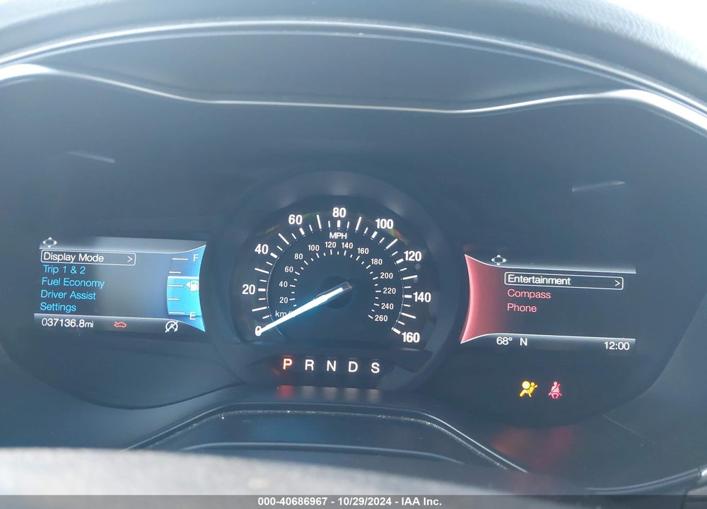 2019 FORD FUSION SE VIN: 3FA6P0HD6KR172314