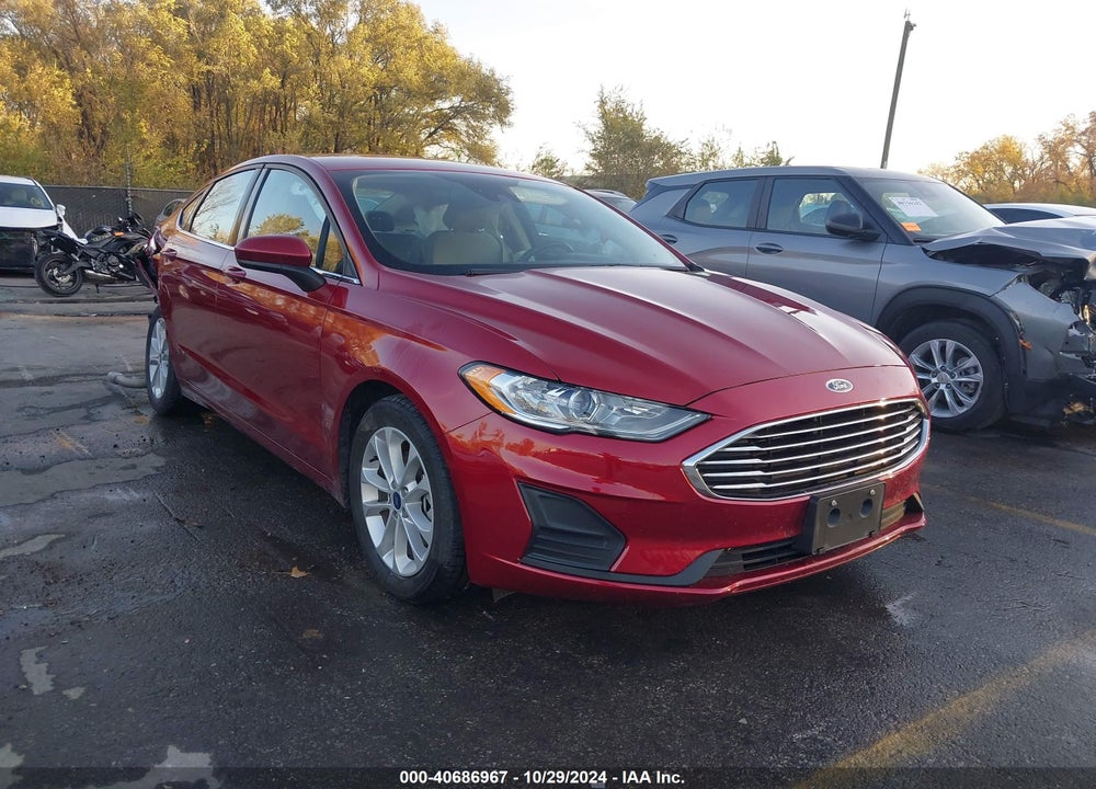 2019 FORD FUSION SE VIN: 3FA6P0HD6KR172314