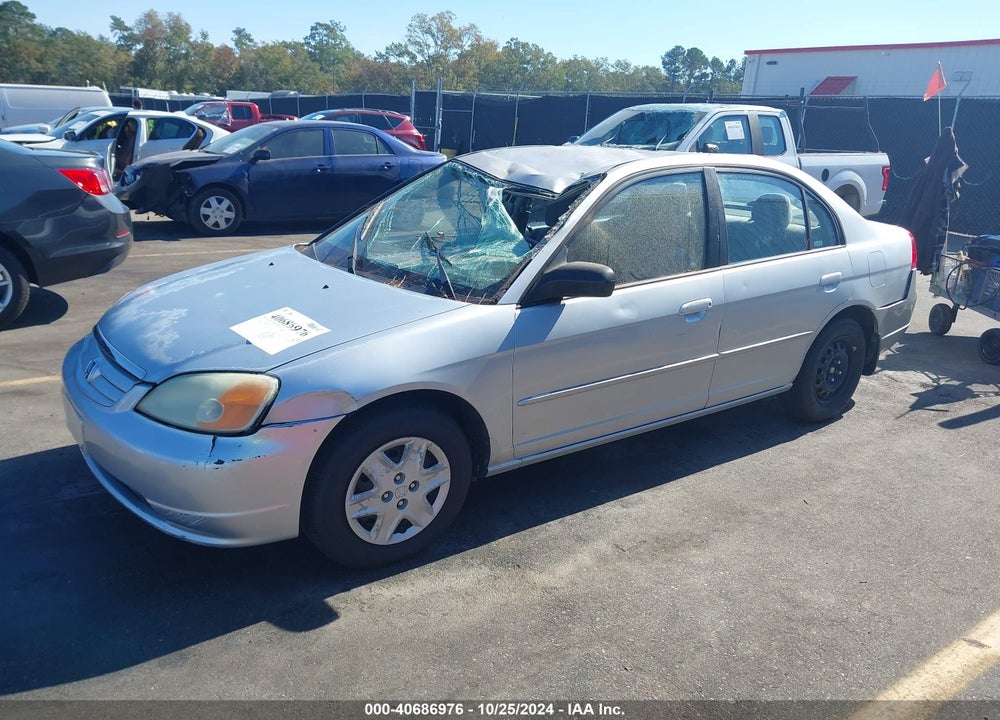 2003 HONDA CIVIC LX VIN: 2HGES16543H576958