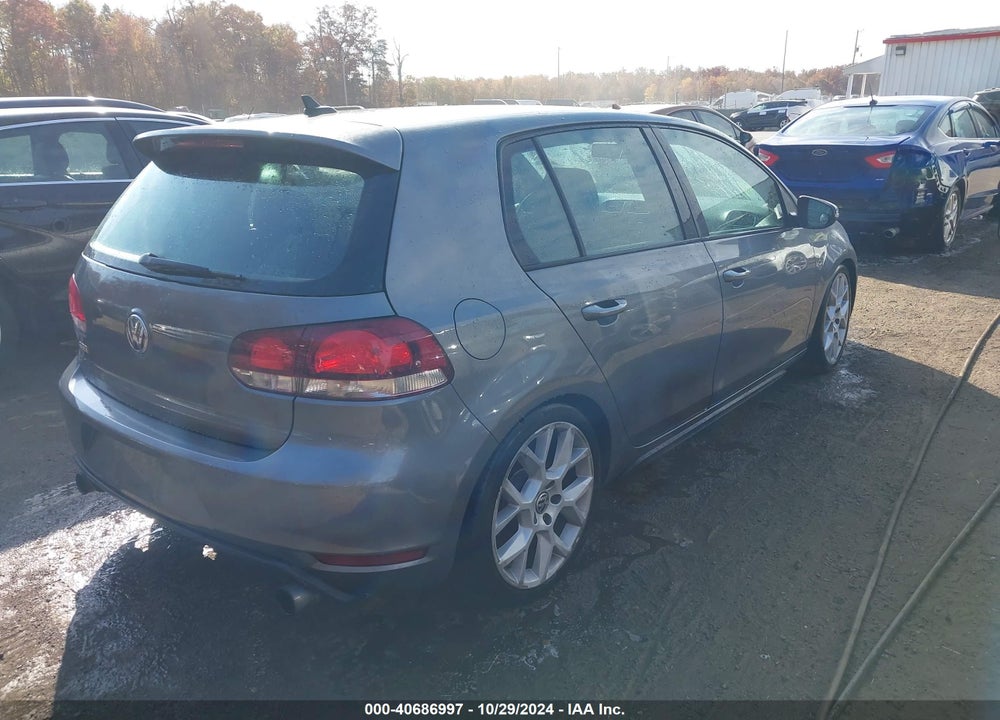 2013 VOLKSWAGEN GTI 4-DOOR VIN: WVWGD7AJ1DW049326