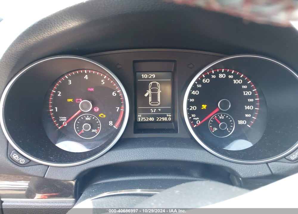 2013 VOLKSWAGEN GTI 4-DOOR VIN: WVWGD7AJ1DW049326