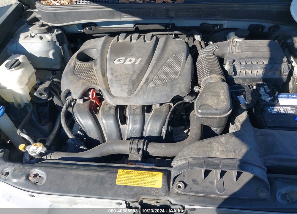 2013 HYUNDAI SONATA GLS VIN: 5NPEB4AC5DH554028