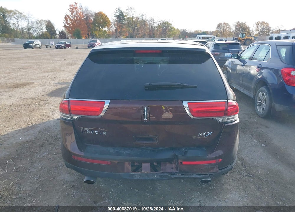2012 LINCOLN MKX VIN: 2LMDJ6JK6CBL18693
