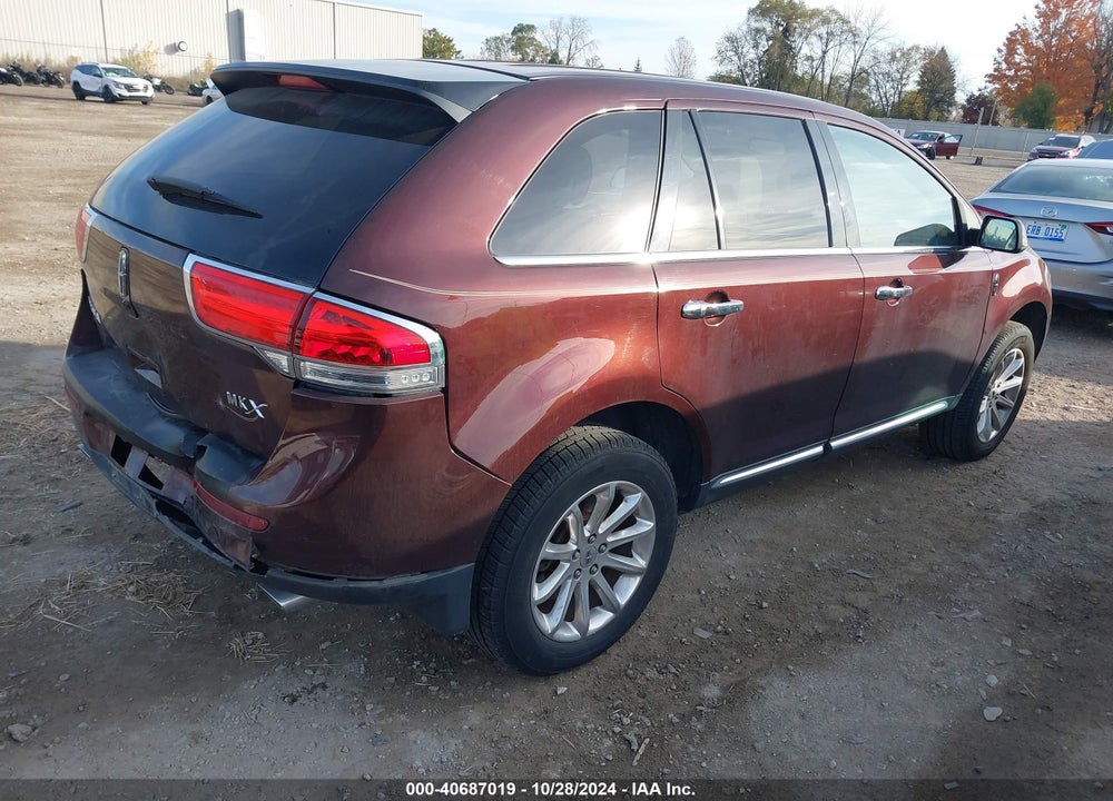 2012 LINCOLN MKX VIN: 2LMDJ6JK6CBL18693