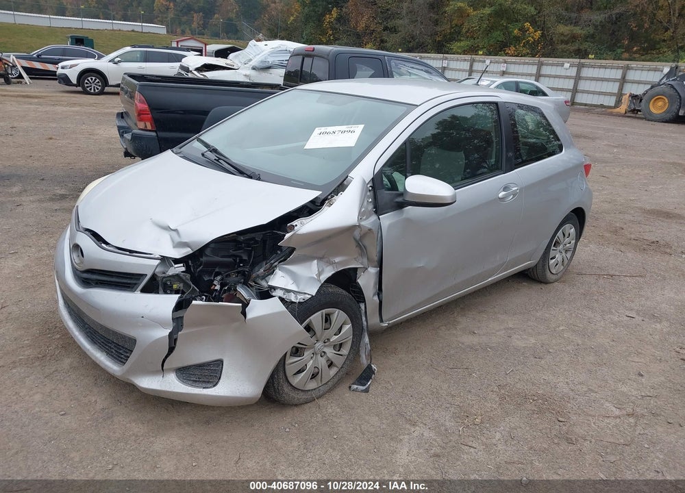 2012 TOYOTA YARIS LE VIN: JTDJTUD30CD524365
