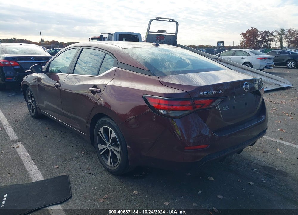 2022 NISSAN SENTRA SV XTRONIC CVT VIN: 3N1AB8CV9NY223870