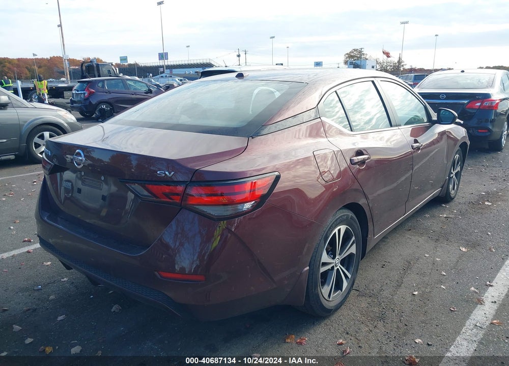 2022 NISSAN SENTRA SV XTRONIC CVT VIN: 3N1AB8CV9NY223870