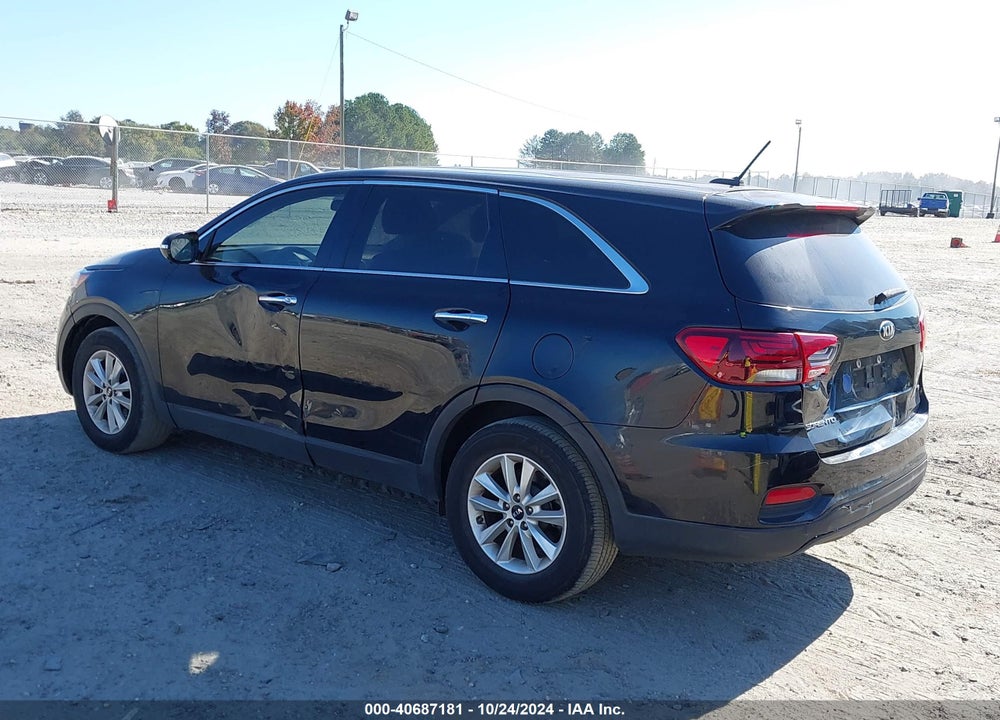 2019 KIA SORENTO 3.3L LX VIN: 5XYPG4A54KG471965