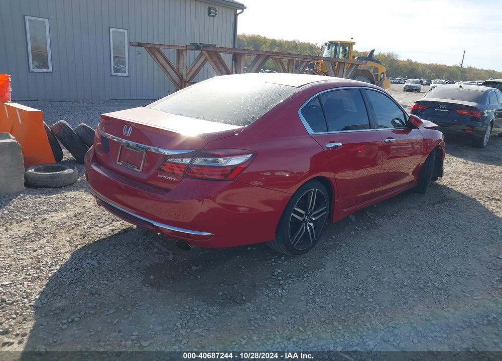 2017 HONDA ACCORD SPORT VIN: 1HGCR2F56HA194459