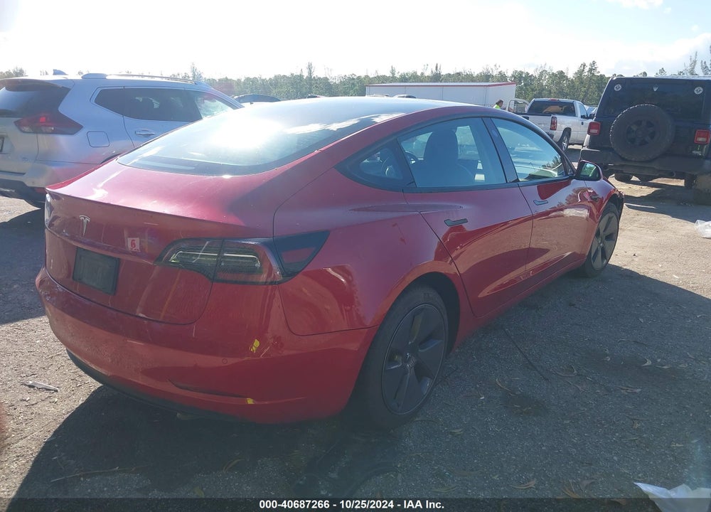 2021 TESLA MODEL 3 STANDARD RANGE PLUS REAR-WHEEL DRIVE VIN: 5YJ3E1EA5MF087956