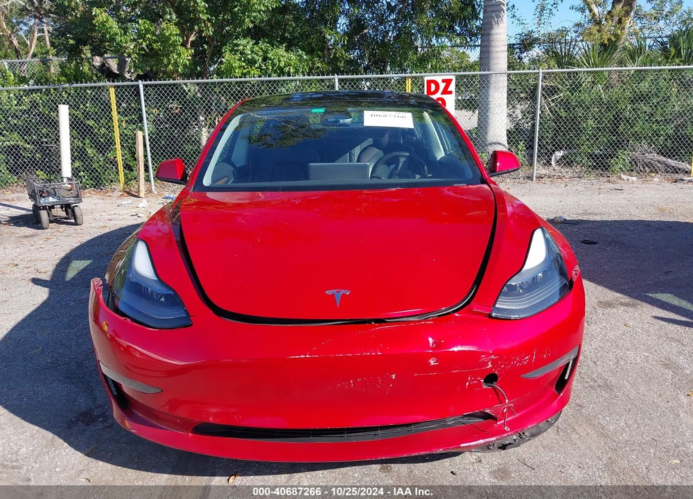 2021 TESLA MODEL 3 STANDARD RANGE PLUS REAR-WHEEL DRIVE VIN: 5YJ3E1EA5MF087956
