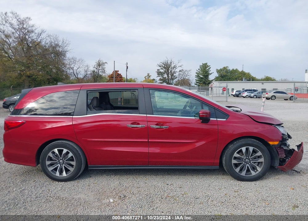 2022 HONDA ODYSSEY EX-L VIN: 5FNRL6H72NB034579