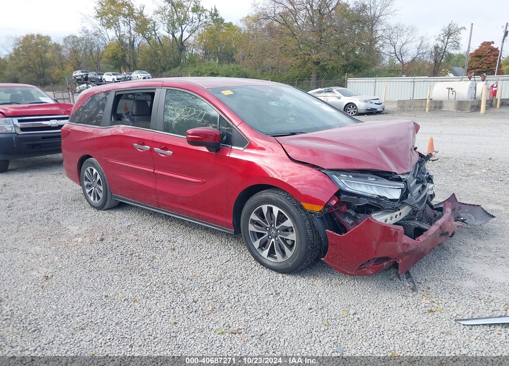 2022 HONDA ODYSSEY EX-L VIN: 5FNRL6H72NB034579