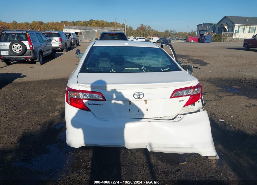 2012 TOYOTA CAMRY SE VIN: 4T1BF1FKXCU537554
