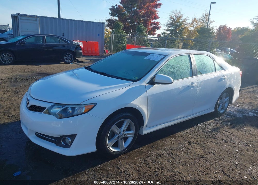 2012 TOYOTA CAMRY SE VIN: 4T1BF1FKXCU537554