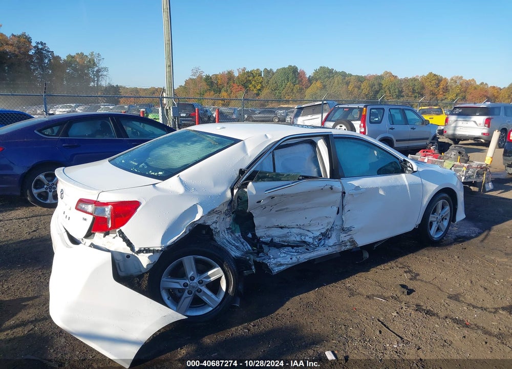 2012 TOYOTA CAMRY SE VIN: 4T1BF1FKXCU537554