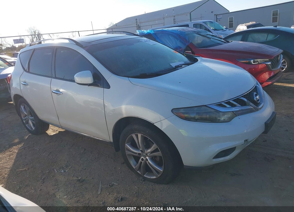 2011 NISSAN MURANO LE VIN: JN8AZ1MW5BW179557