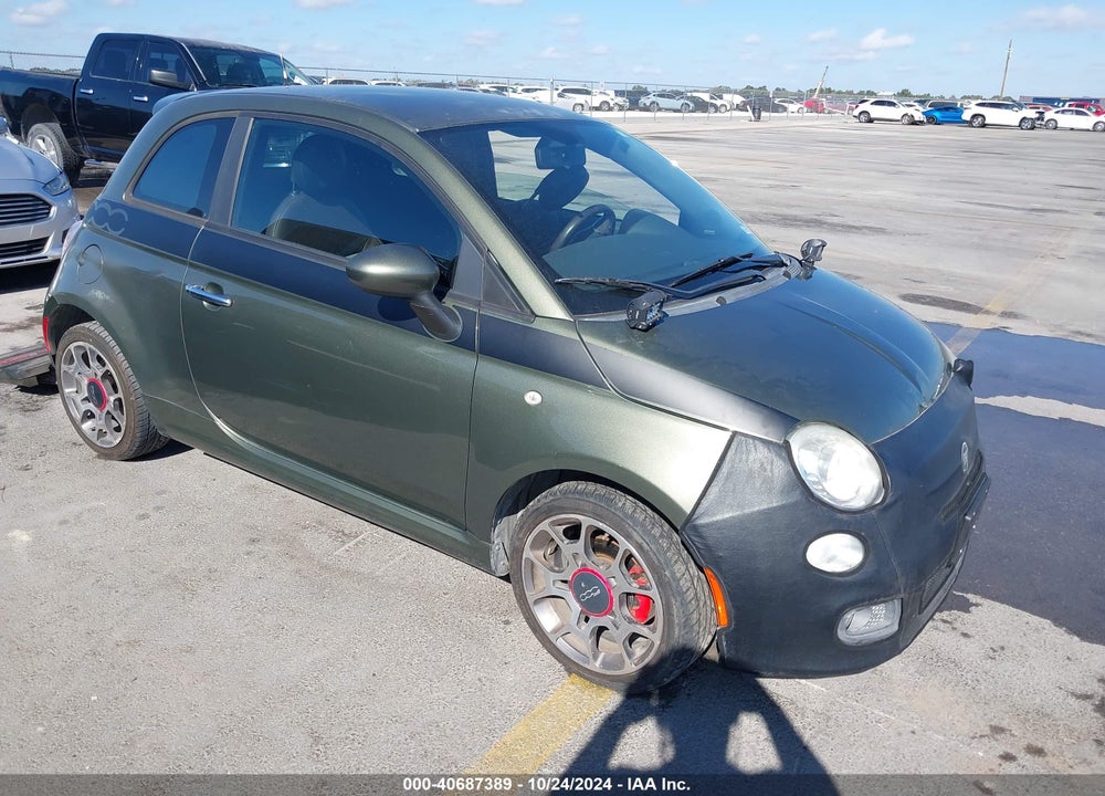 2012 FIAT 500 SPORT VIN: 3C3CFFBR6CT275667
