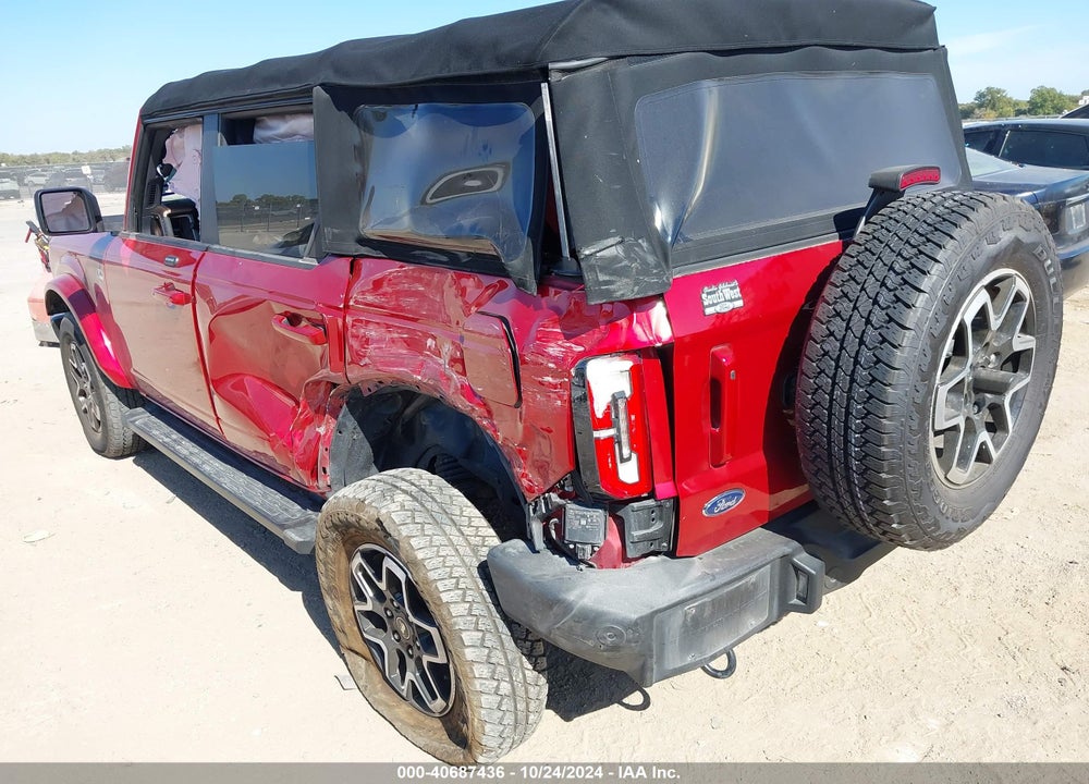 2021 FORD BRONCO OUTER BANKS VIN: 1FMDE5DH1MLB07574