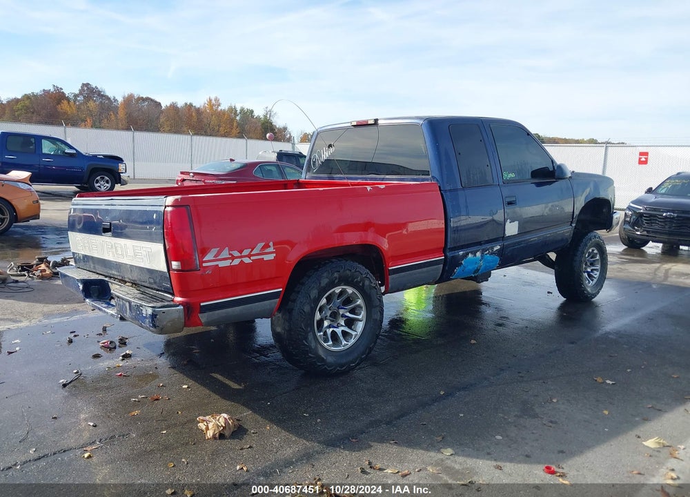 1995 CHEVROLET GMT-400 K1500 VIN: 2GCEK19K1S1252857