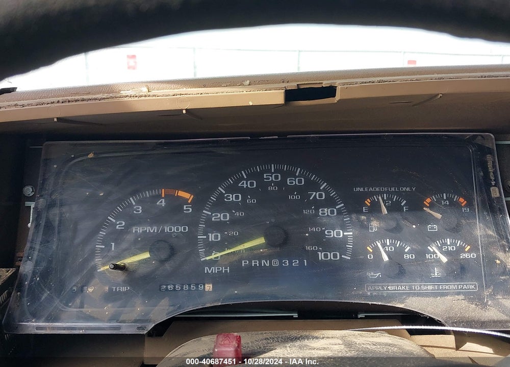 1995 CHEVROLET GMT-400 K1500 VIN: 2GCEK19K1S1252857