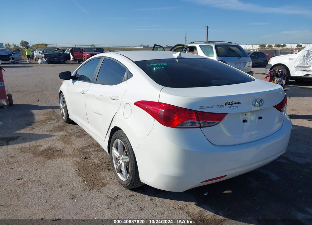 2013 HYUNDAI ELANTRA GLS VIN: 5NPDH4AE5DH153283