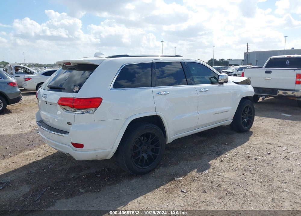 2016 JEEP GRAND CHEROKEE OVERLAND VIN: 1C4RJECG4GC418726