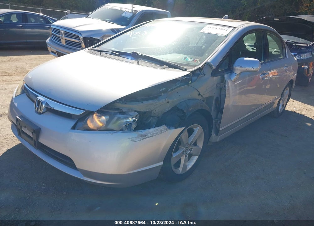 2008 HONDA CIVIC EX-L VIN: 2HGFA16918H348319