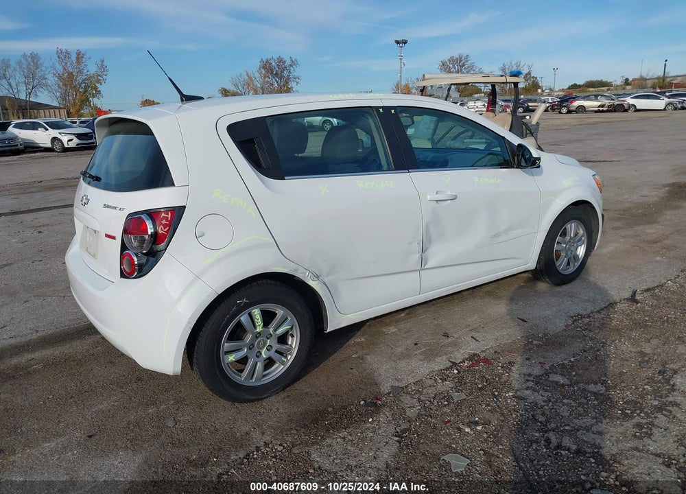 2012 CHEVROLET SONIC 2LT VIN: 1G1JC6SB9C4190500