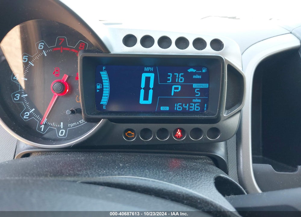 2012 CHEVROLET SONIC 2LT VIN: 1G1JC6SH5C4146790