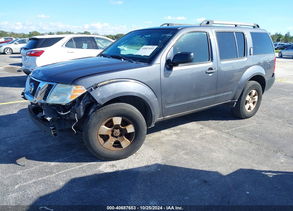 2012 NISSAN PATHFINDER S VIN: 5N1AR1NN8CC608383