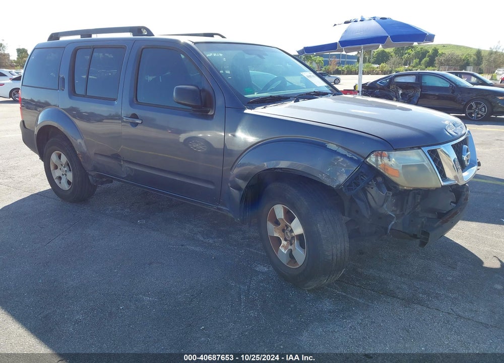 2012 NISSAN PATHFINDER S VIN: 5N1AR1NN8CC608383