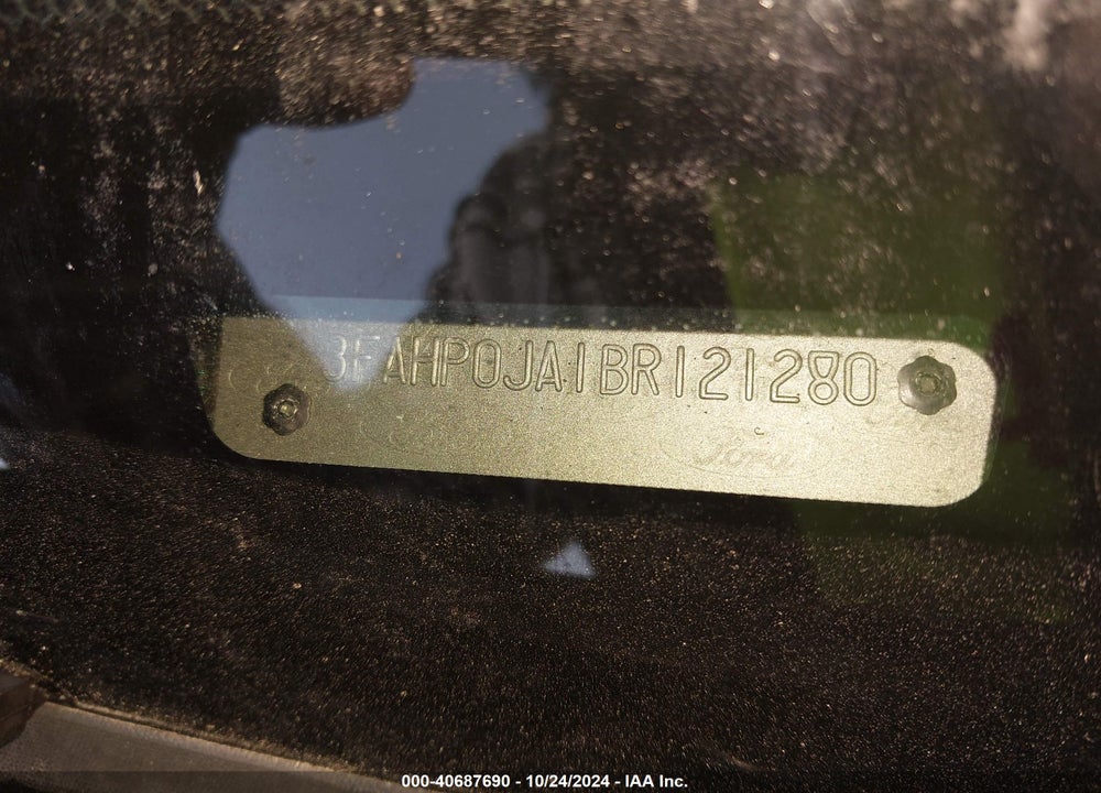 2011 FORD FUSION SEL VIN: 3FAHP0JA1BR121280