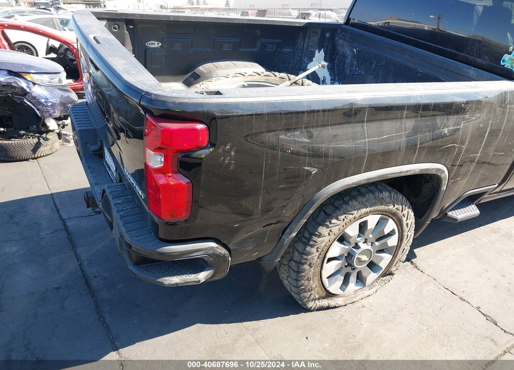 2022 CHEVROLET SILVERADO 2500HD 2WD  STANDARD BED CUSTOM VIN: 2GC4WME7XN1240343