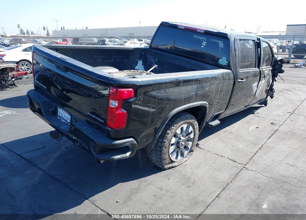 2022 CHEVROLET SILVERADO 2500HD 2WD  STANDARD BED CUSTOM VIN: 2GC4WME7XN1240343