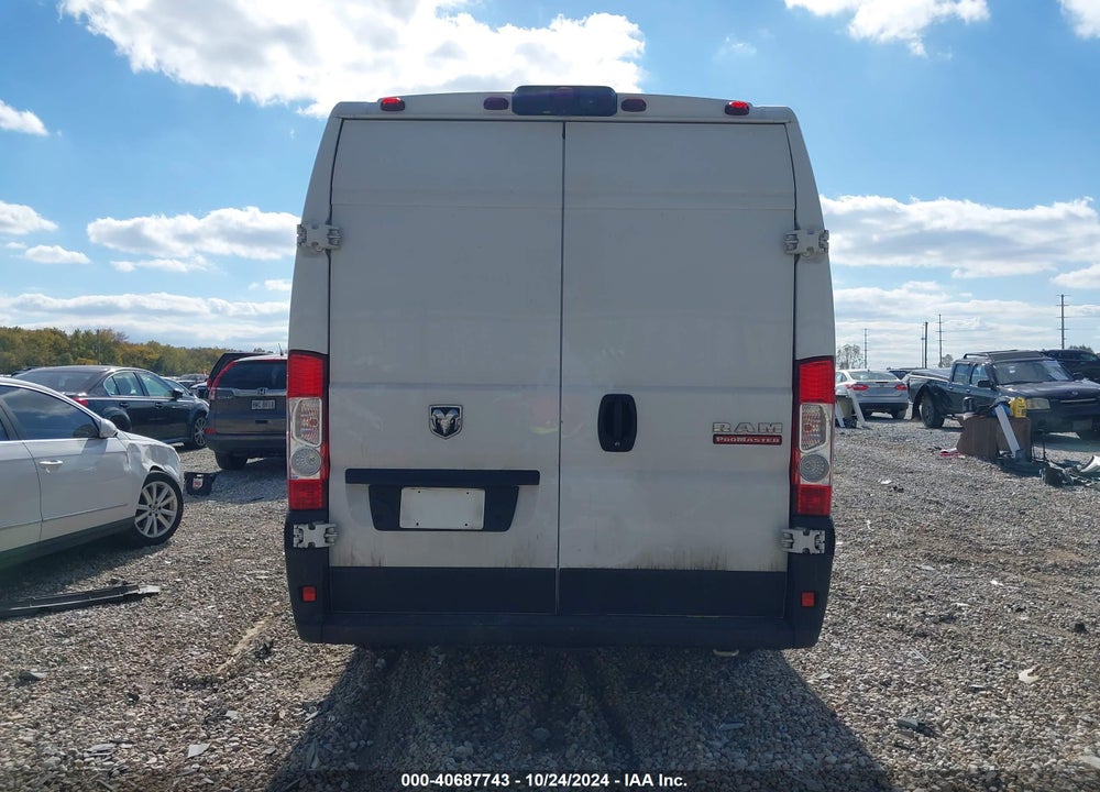 2022 RAM PROMASTER 3500 CARGO VAN HIGH ROOF 159 WB EXT VIN: 3C6MRVJG3NE138847