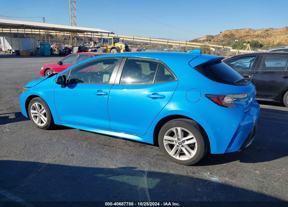 2019 TOYOTA COROLLA SE VIN: JTNK4RBE4K3072780