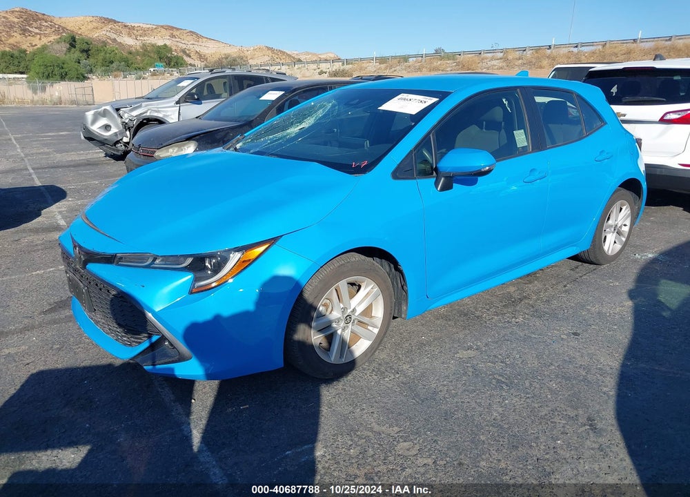 2019 TOYOTA COROLLA SE VIN: JTNK4RBE4K3072780