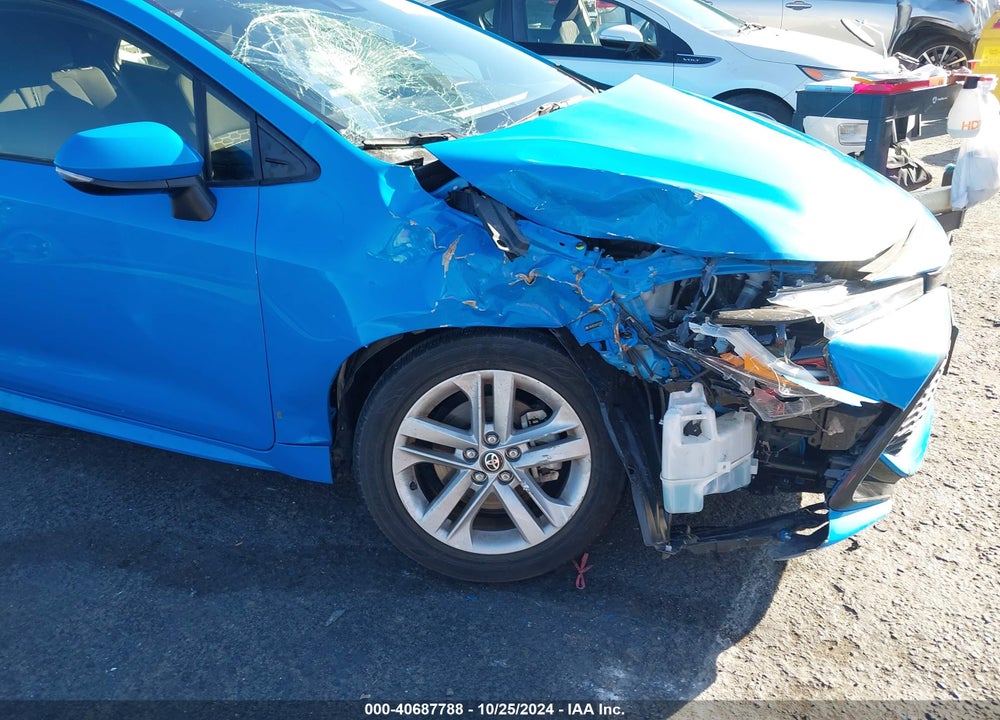 2019 TOYOTA COROLLA SE VIN: JTNK4RBE4K3072780